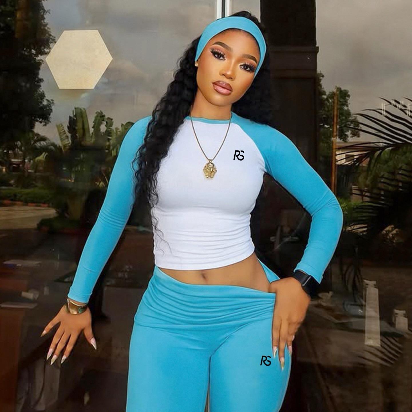 Rosette Bubblegum set - Baby Blue